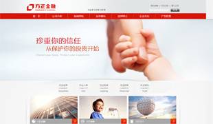 方正金融模板